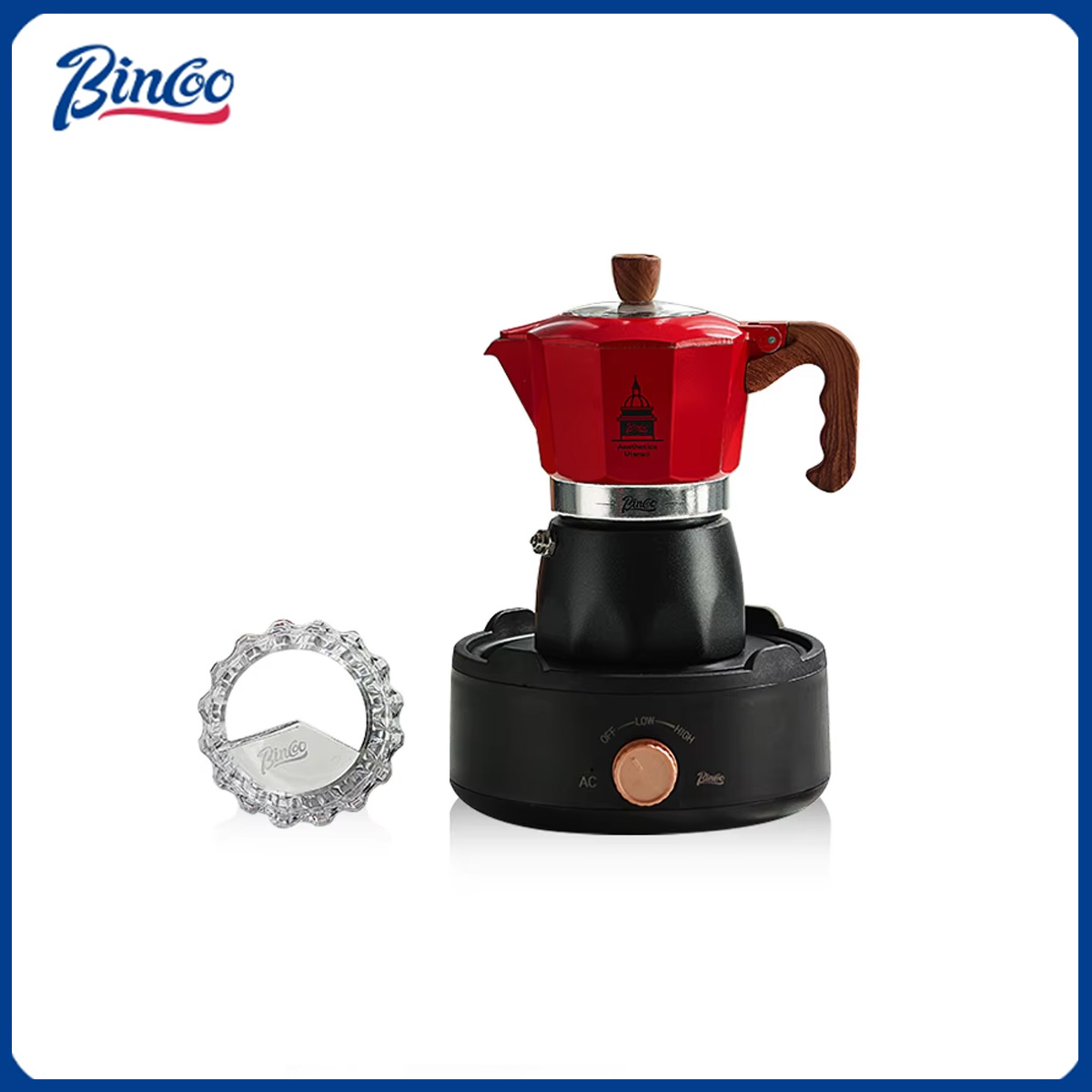 Home Barista - Bincoo Doppelventil Kaffee Moka Topf Espressomaschine