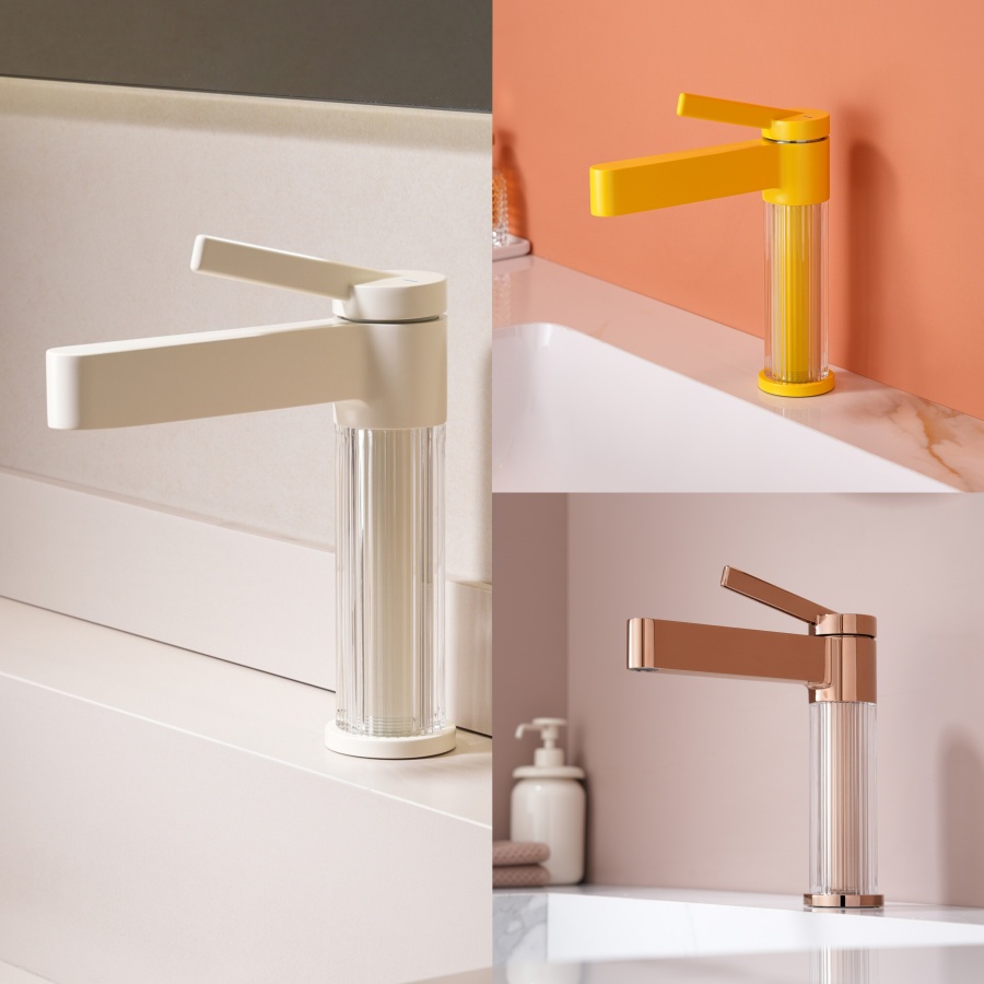Home Bar Sink - Messing-Waschbeckenarmatur mit Einhandgriff-Design, Hochwertige Hotel-Waschbeckenarmatur mit