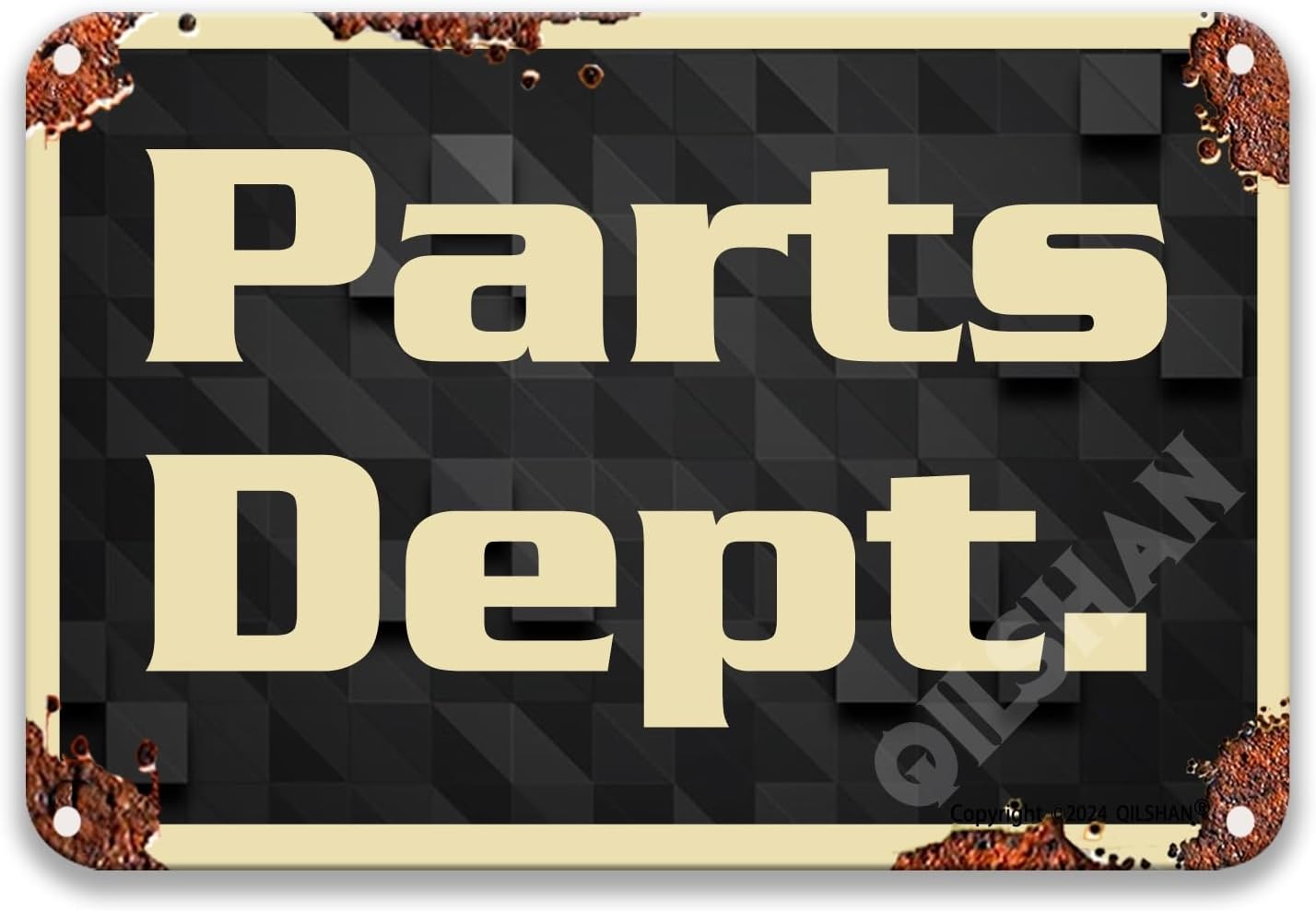 Home Bar And Coffee - Parts Dept Signs Vintage Blechschild Farmhouse