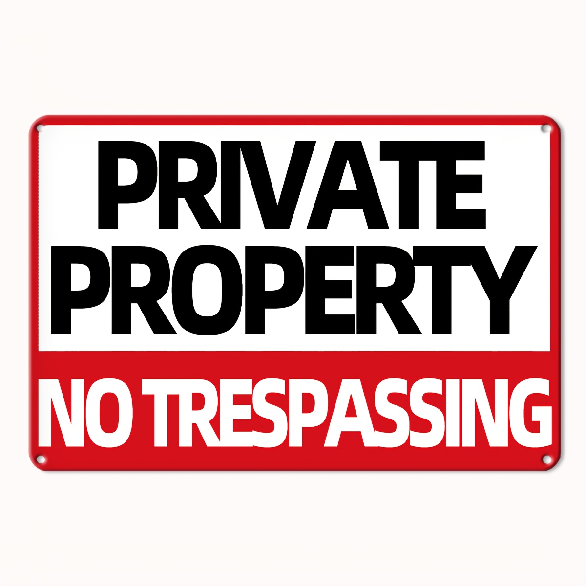 Home Bar And Coffee - Raumdekoration, humorvolles Metallschild „Private Property No