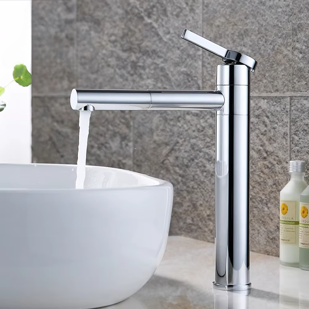 Home Bar Sink - Moderner Waschtischarmatur aus Messing für Aufsatzwaschbecken,