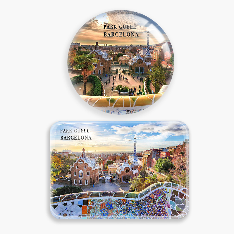 Home Barcelona - Park guell Barcelona Spanien Kühlschrank Magnet