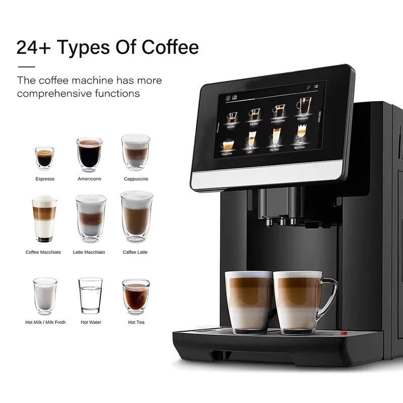Home Barista - Professionelle automatische Espresso-Kaffeemaschine mit mehreren Funktionen