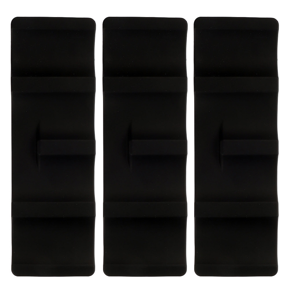 Home Bar And Fridge - 3-teilige elegante Wellen-Silikon-Getränkematte für den Kühlschrank,