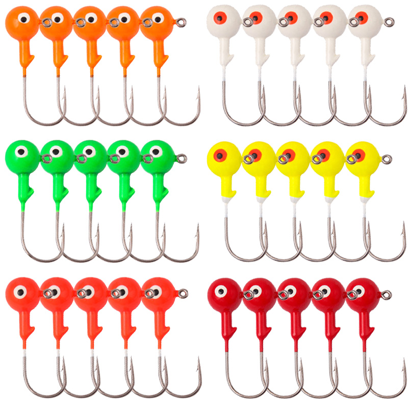 Jigger Double Sided - 60 Teile/beutel Blei Jig Köpfe Angeln