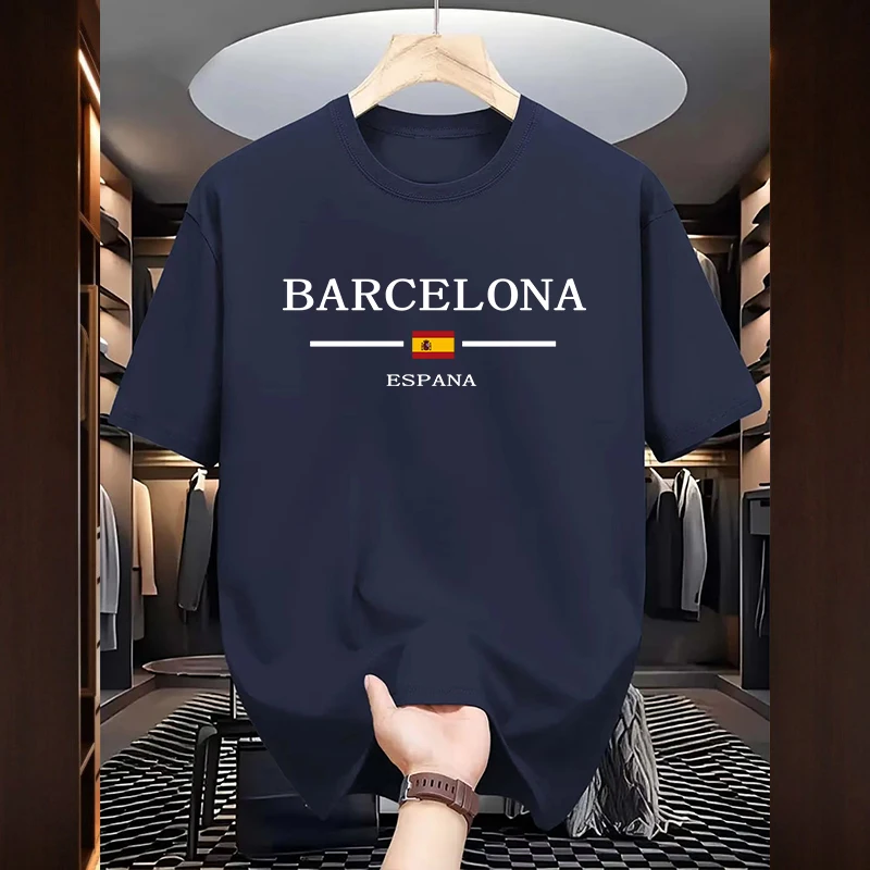 Home Barcelona - Barcelona bedruckte T-Shirts für Herren, hochwertige
