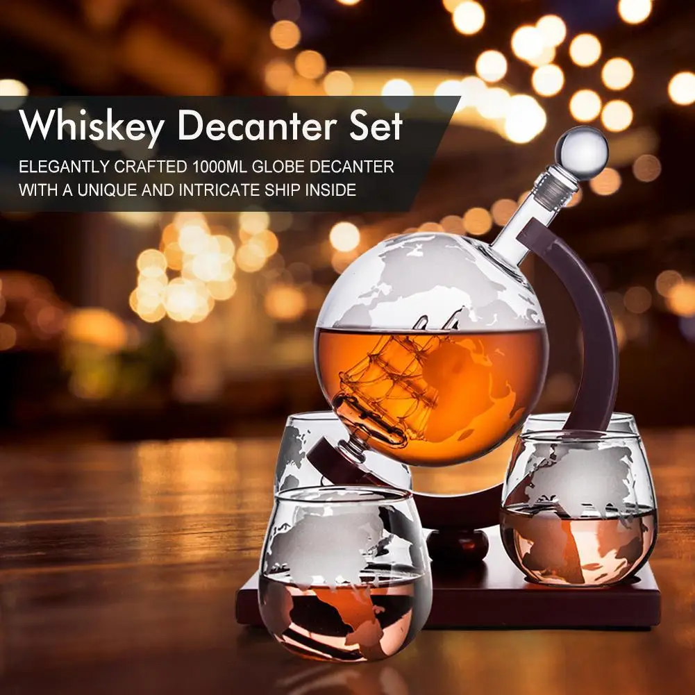 850ml Whiskey-Globus-Dekanter- – Decanter Globe Set Bewertung und Preis
