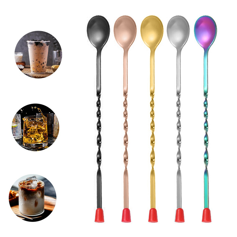 100 Teile/los Edelstahl Twiste – Bar Spoon Twisted Bewertung und Preis