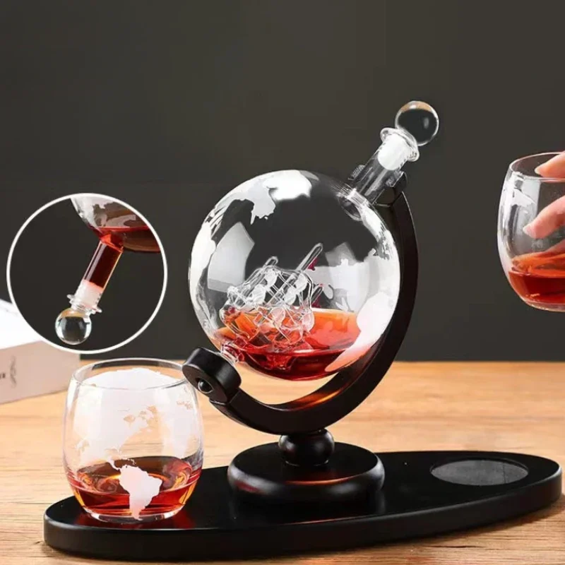 Globus-Whisky-Dekanter-Set aus – Decanter Globe Set Bewertung und Preis