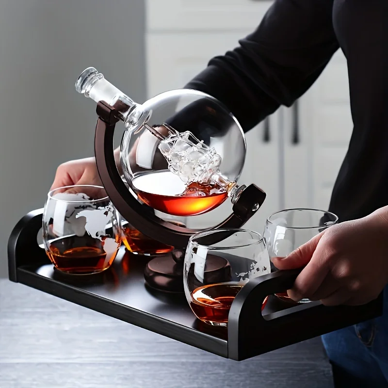 Globusförmiger Whisky-Dekanter – Decanter Globe Set Bewertung und Preis