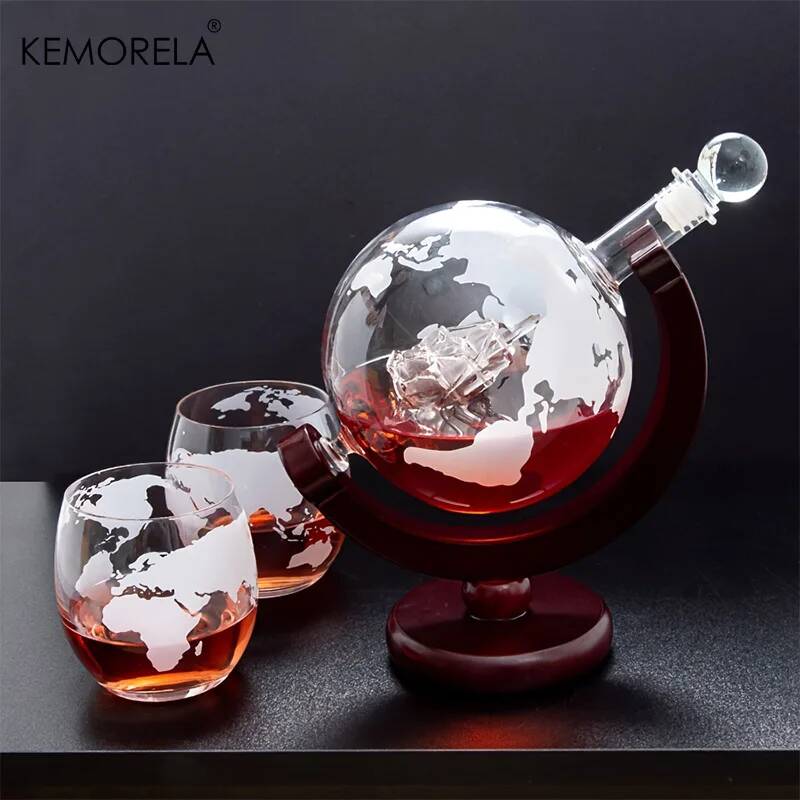 900ML Globe Whiskey-Dekanter-S – Decanter Globe Set Bewertung und Preis