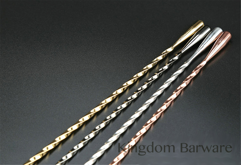 50 cm Cocktail-Bar-Löffel, 304 – Bar Spoon Twisted Bewertung und Preis