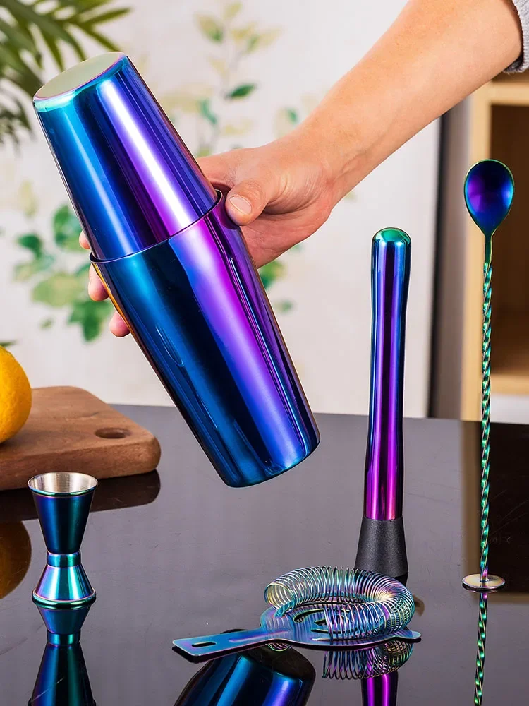 5/7 stücke Regenbogen Cocktail – Boston Shaker Set Bewertung und Preis