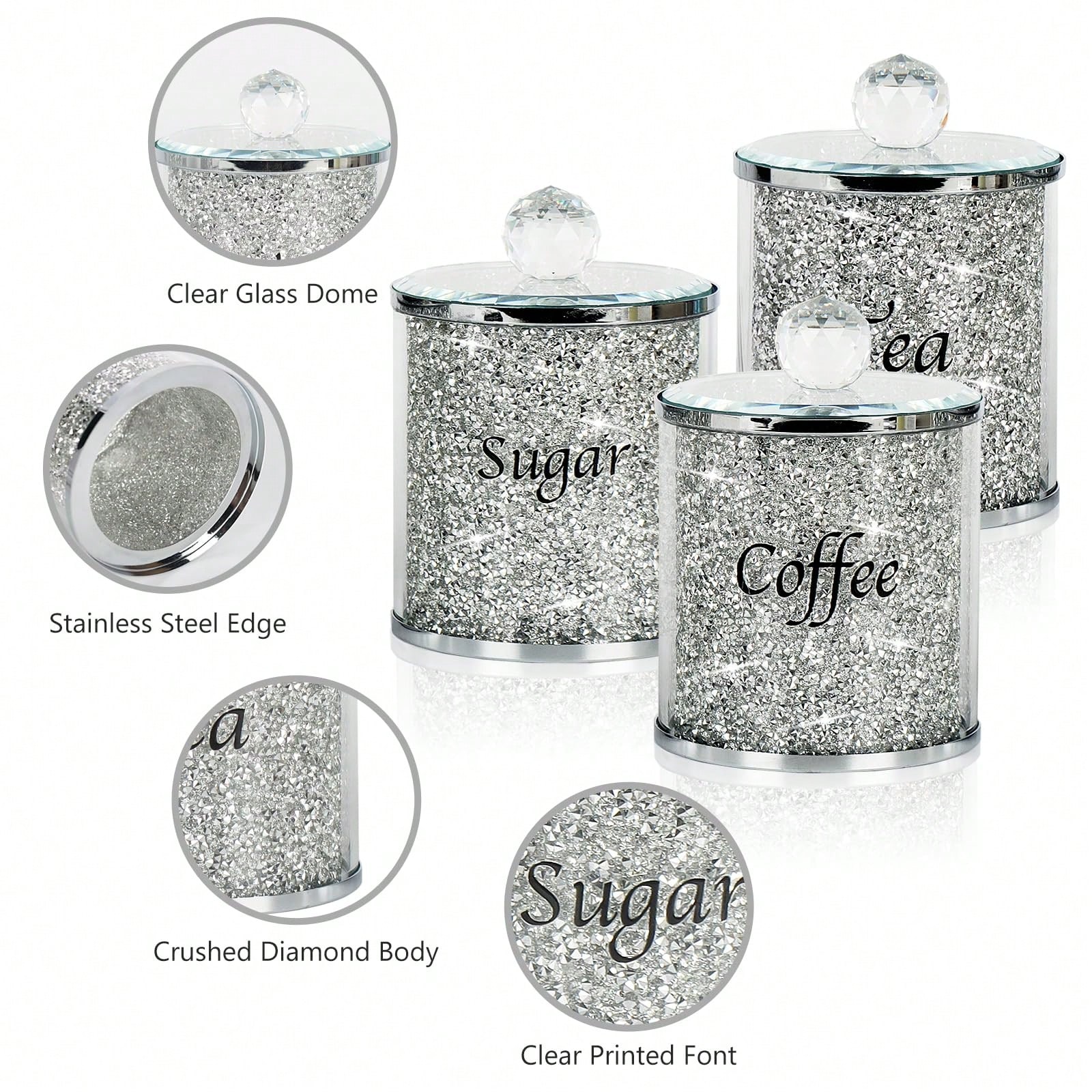 Kaffee-Zucker-Tee-Dosen-Set, g – Home Bar Set Bewertung und Preis
