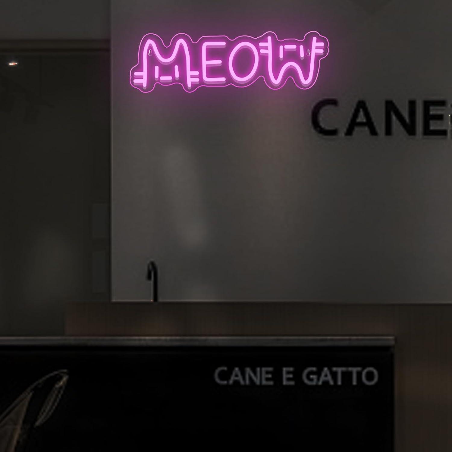 Miau Neon-Schild Katze USB-bet – Home Bar Cafe Bewertung und Preis