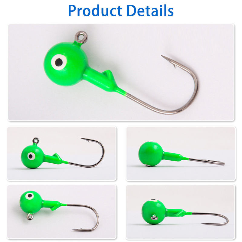60 Teile/beutel Blei Jig Köpfe – Jigger Double Sided Bewertung und Preis