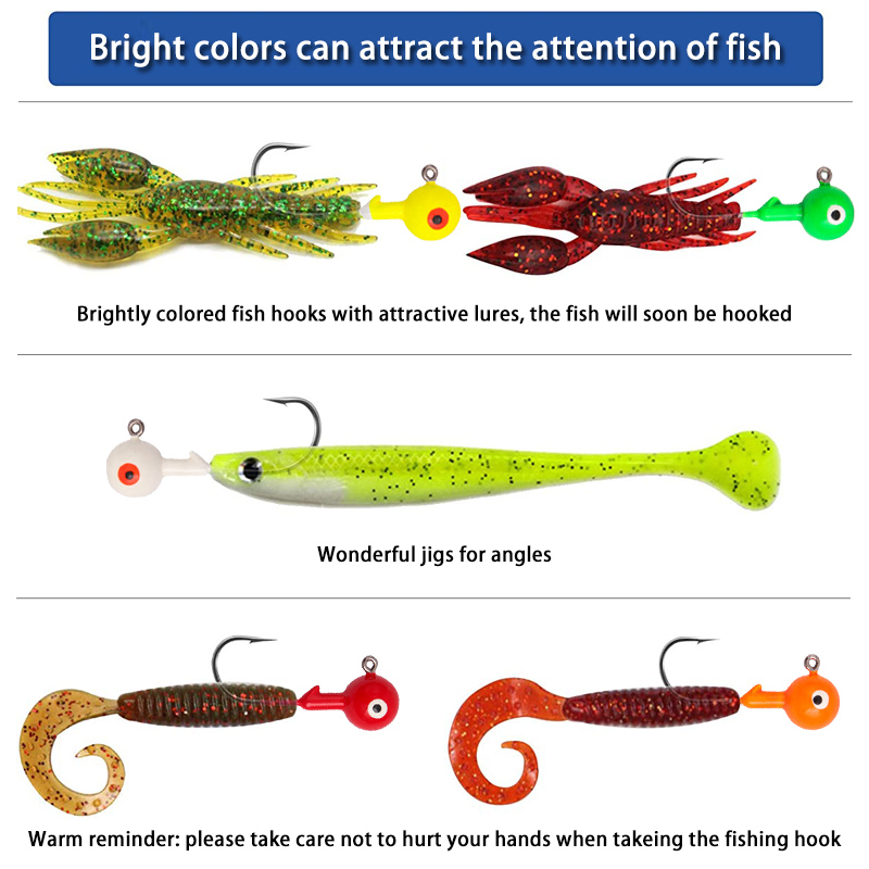 60 Teile/beutel Blei Jig Köpfe – Jigger Double Sided Bewertung und Preis